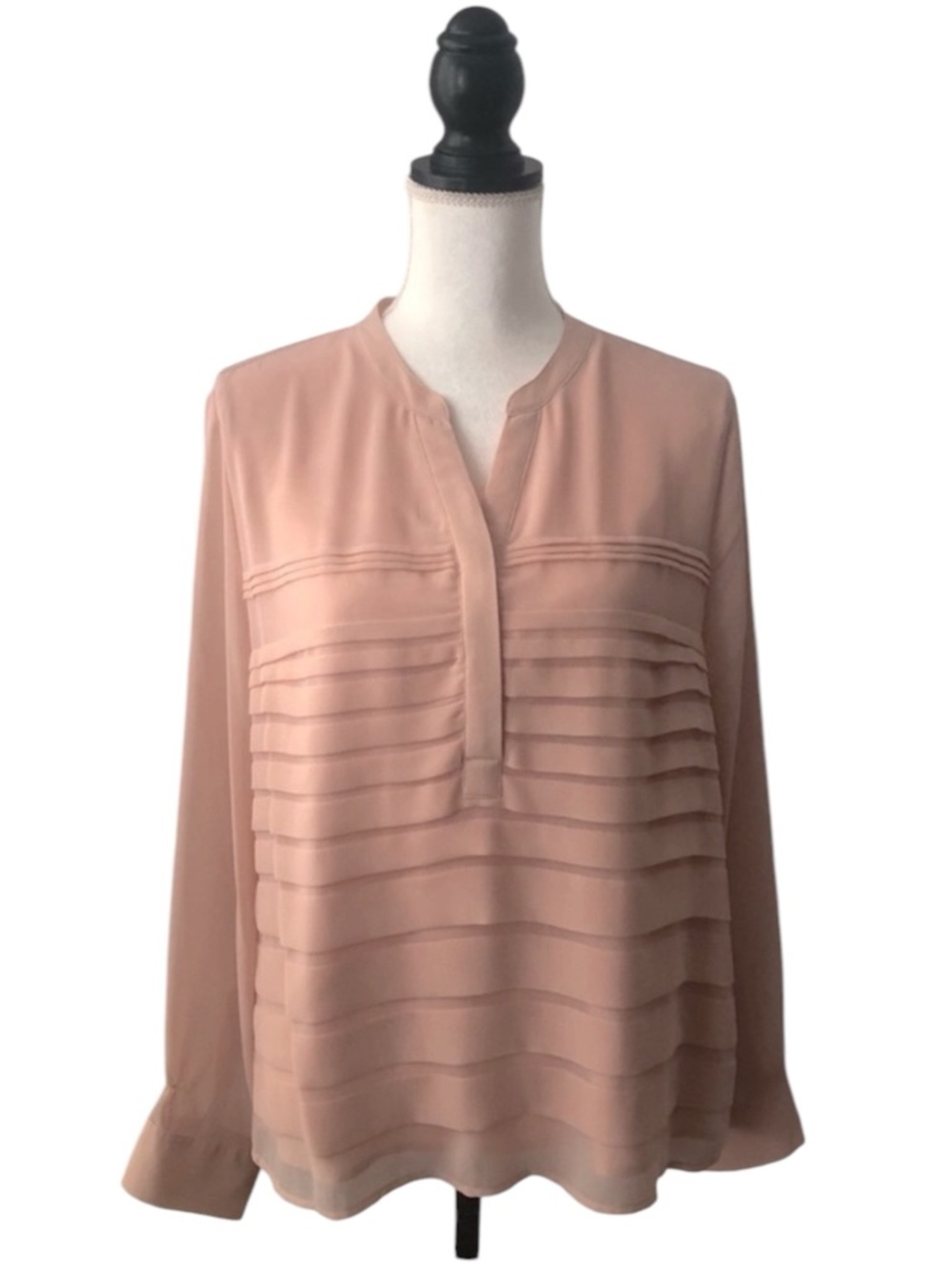 Calvin Klein long sleeve chiffon blouse